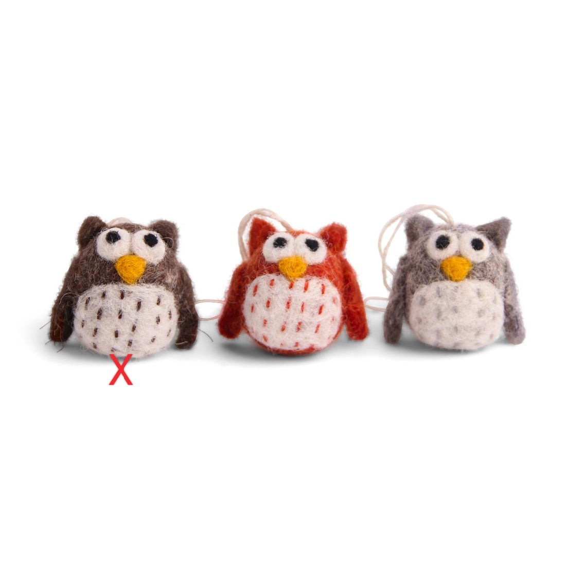 Eule aus Wolle Gry & Sif