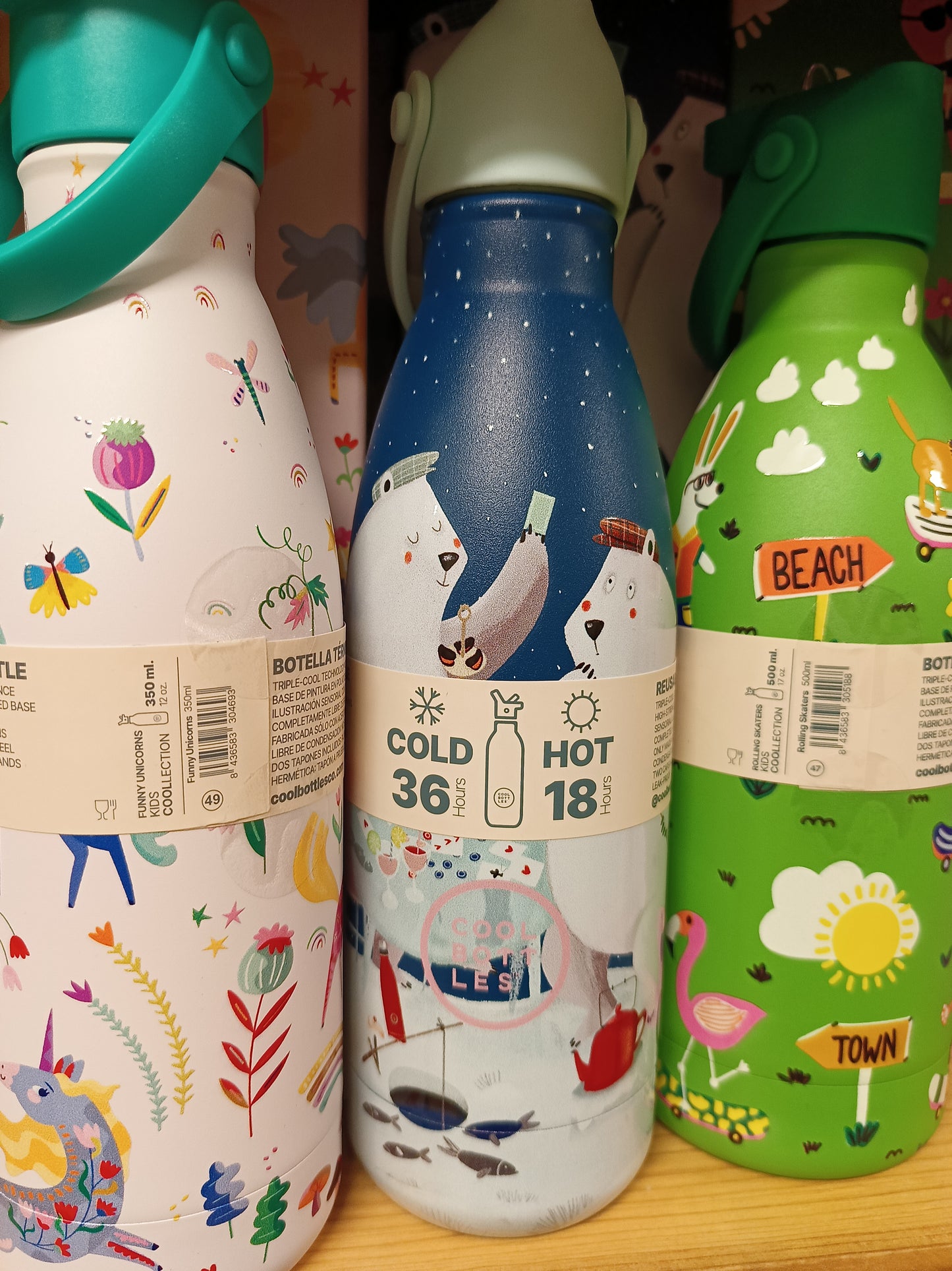 Bottiglia termica per bambini con cannuccia Curious Explorers 350ml Cool Bottles