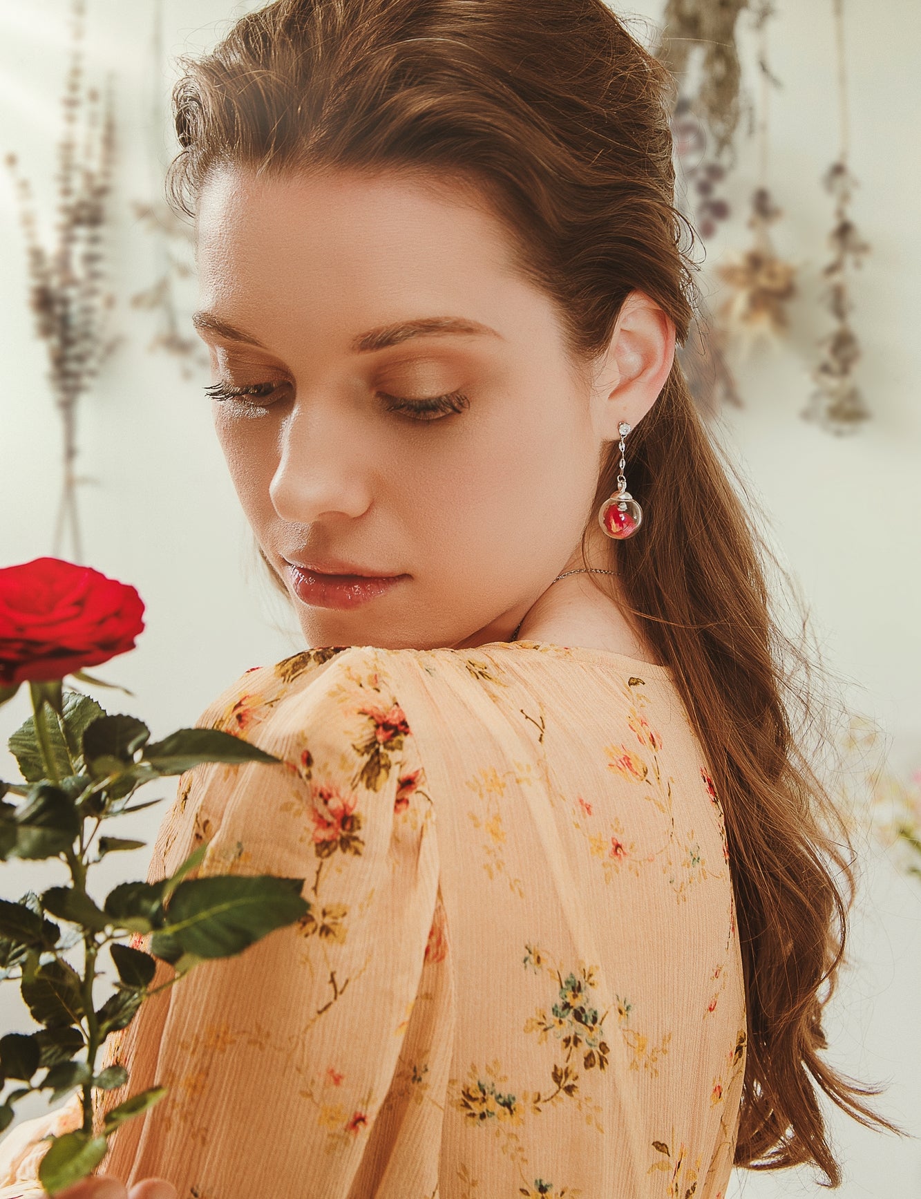 Ohrringe „Rose“ – Liebe und Freundschaft