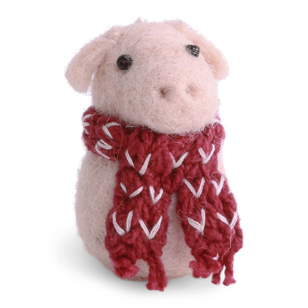 Schwein aus Wolle Gry & Sif