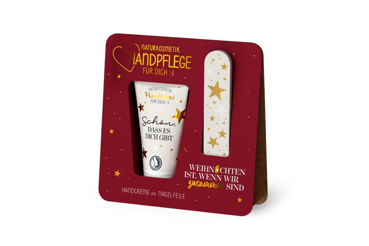 Handcreme und Nagelfeile