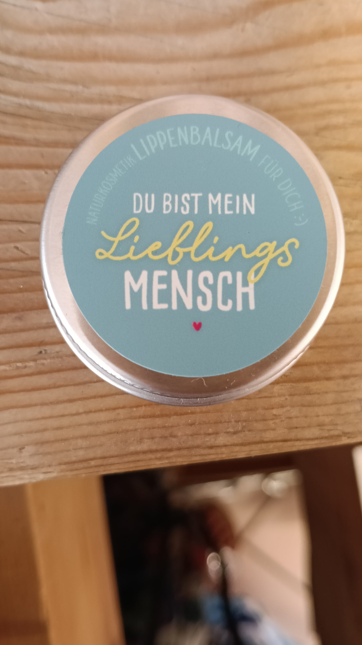 Lippenbalsam mit Spruch