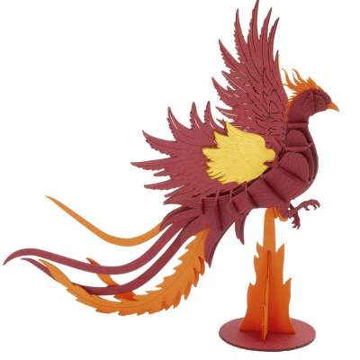 Chamäleon 3D-Papiermodel Fridolin