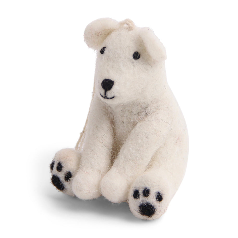 Eisbär aus Wolle Gry & Sif