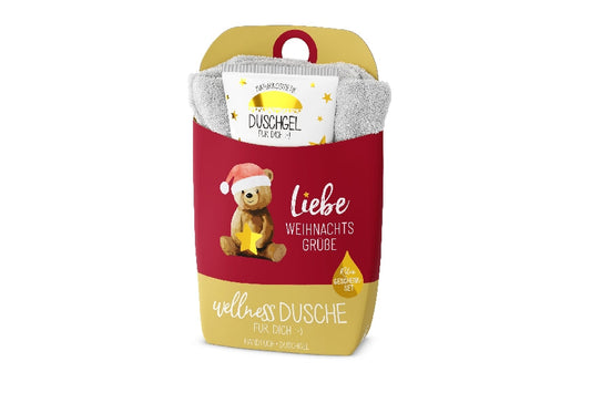 Duschgel mit Handtuch Liebe  Weihnachtes Grüße