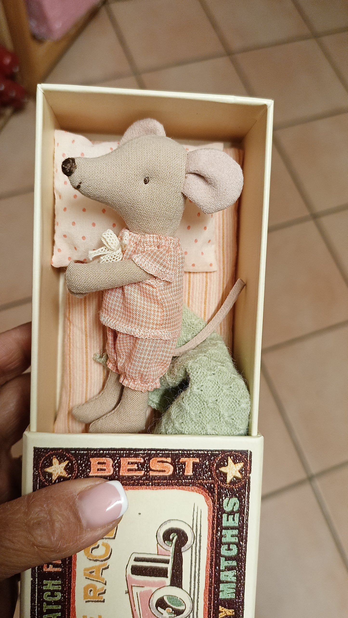 Bruder & Schwester Maus im Schlafanzug Maileg