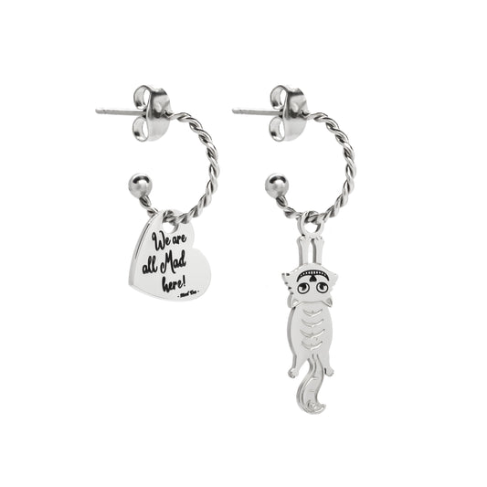 Ohrringe „Wir sind alle verrückt hier “