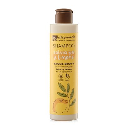 Schampoo Bio-Zitronen zur Regulierung des Gleichgewichts La Saponaria