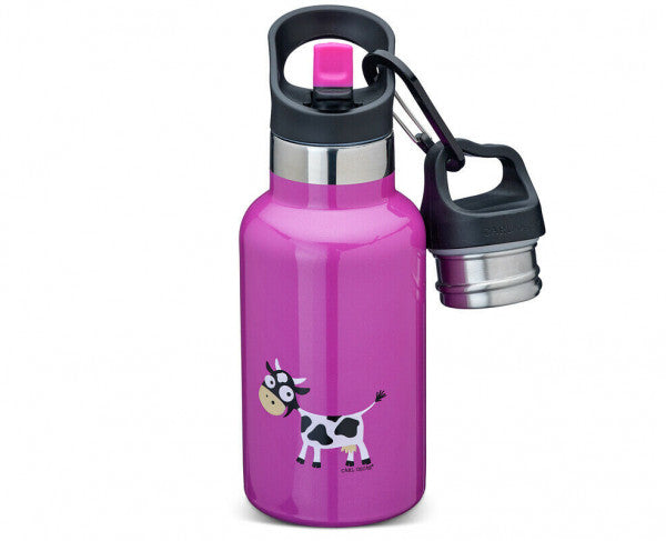 Cannuccia termica per bottiglia Orange Moose 350ml in acciaio inossidabile Carl Oscar