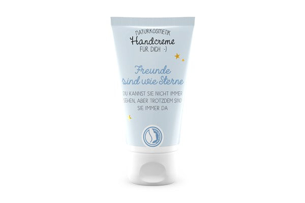 Crema per le mani con scritta "Il momento migliore è adesso".