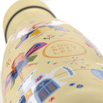 Bottiglia termica per bambini con cannuccia Curious Explorers 350ml Cool Bottles