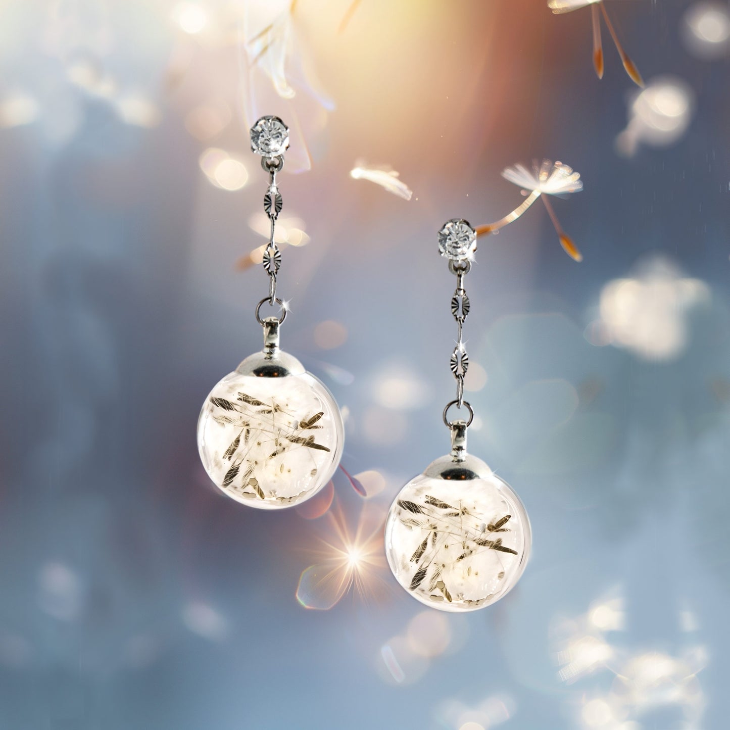 Ohrringe „Wünsch dir was“ Pusteblume