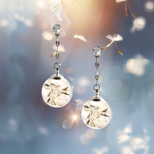 Ohrringe „Wünsch dir was“ Pusteblume