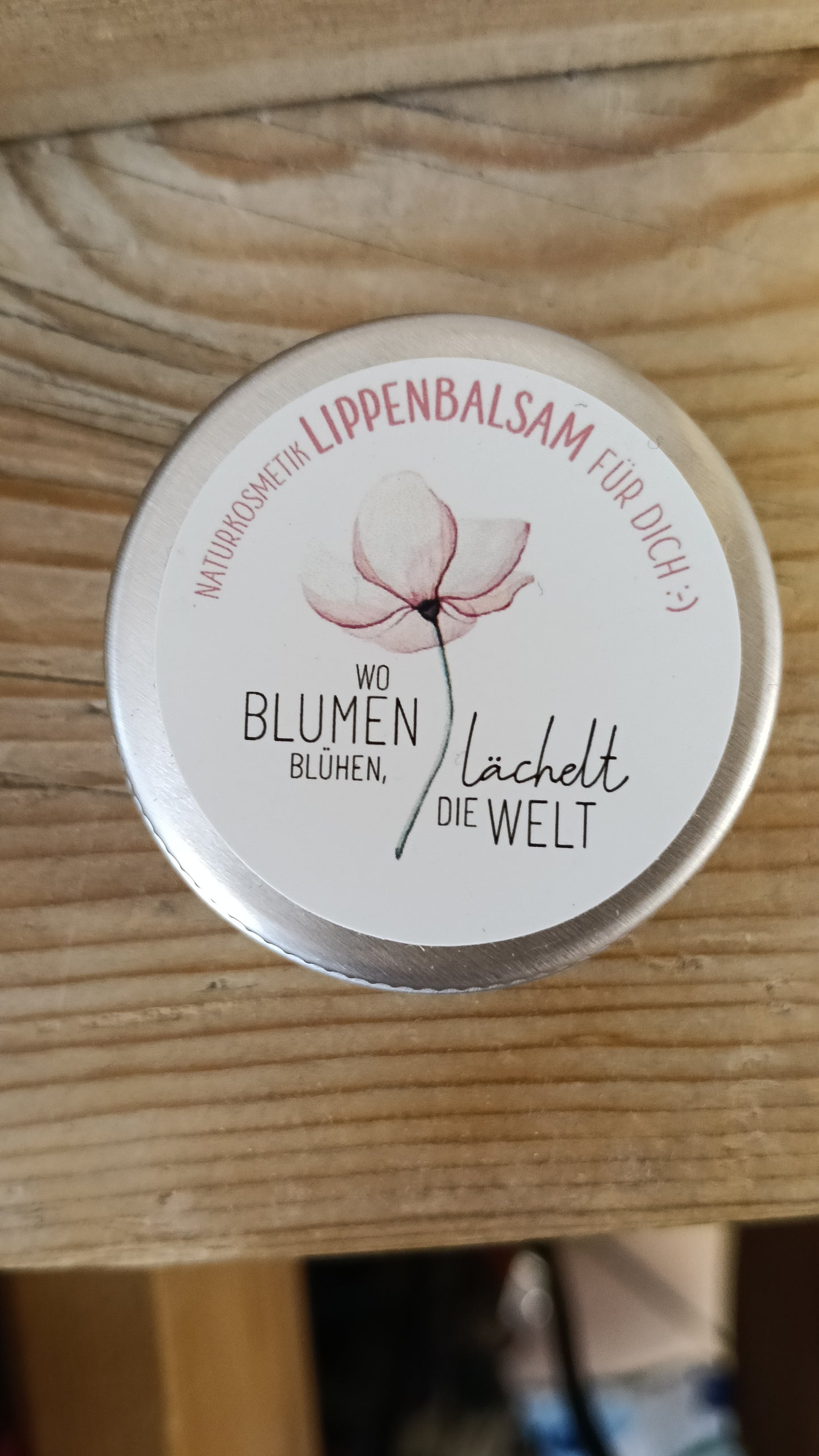 Lippenbalsam mit Spruch
