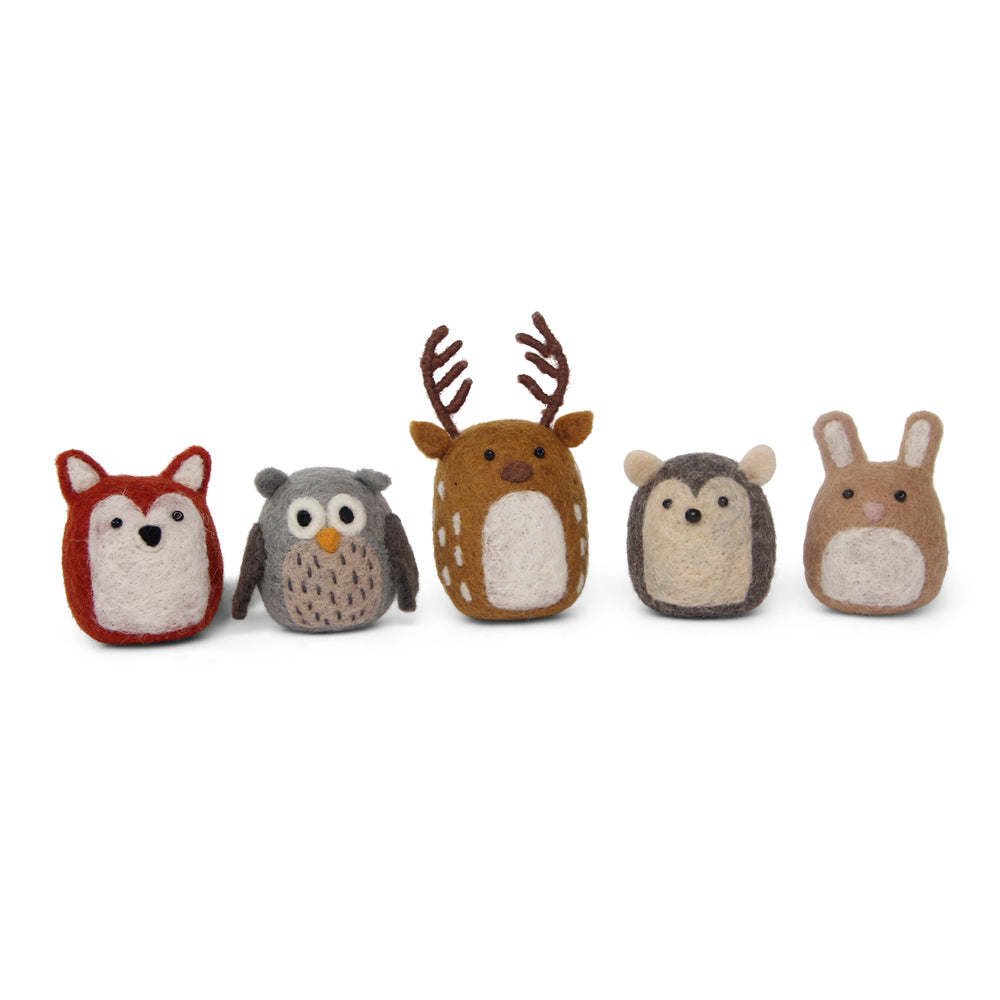 Gufo grande in lana Gry & Sif