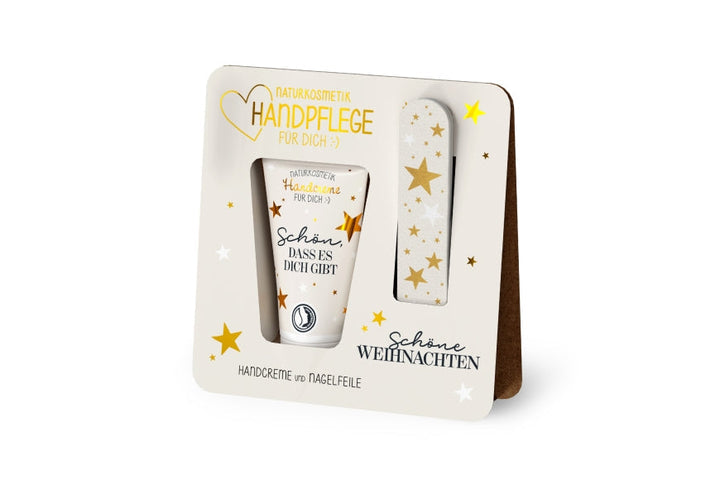 Handcreme und Nagelfeile
