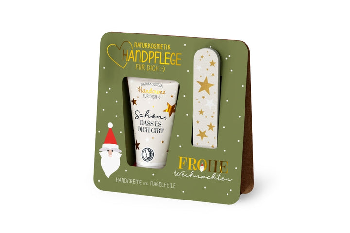 Handcreme und Nagelfeile