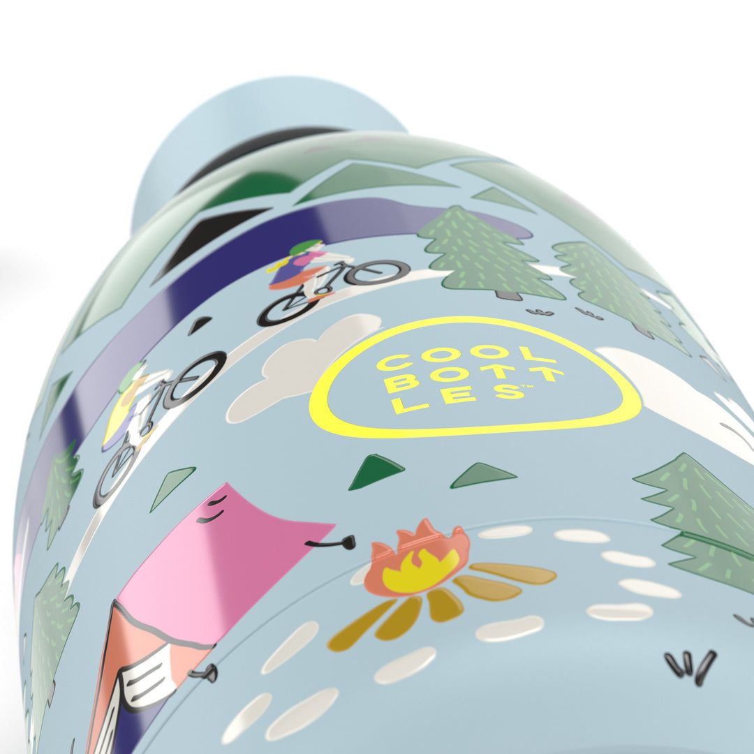Kinder-Thermosflasche mit Trinkhal 500ml Cool Bottles