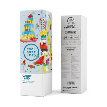 Bottiglia termica per bambini con cannuccia Curious Explorers 350ml Cool Bottles