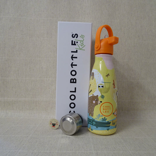 Kinder-Thermoflasche mit Trinkhalm Jungle park 260ml
